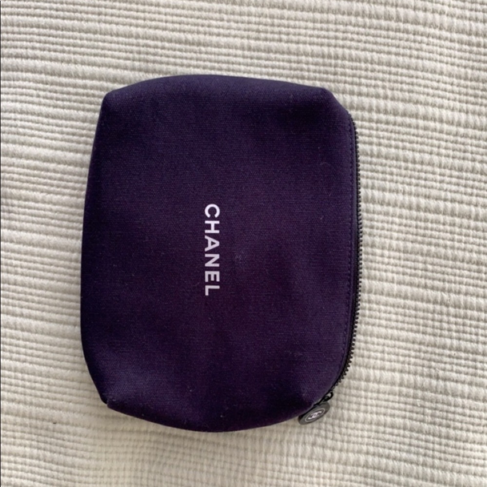 Chanel Cosmetics Canvas Pouch/Bag